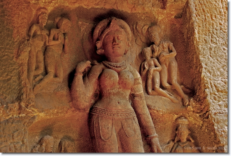 Female Figure at Cave 29, Ellora