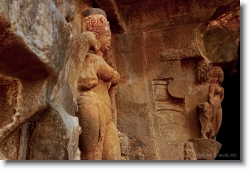 ganga_ellora_cave_21 * Ganga, the river goddess, at Cave 21, Ellora Caves, Maharashtra