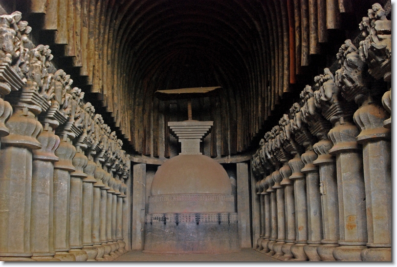 hinayana chaitya hall, karla caves