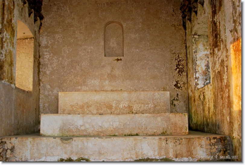 Chancel at the Korlai Fort Church